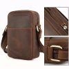Men'S Genuine Leather Crossbody Bag