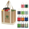 Non-Woven Two-Tone Shopper Tote Bag