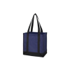 Non-Woven Two-Tone Shopper Tote Bag