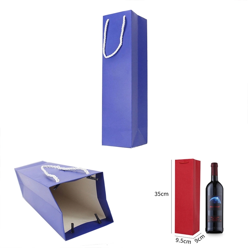 Single Bottle Wine Tote Paper Bag