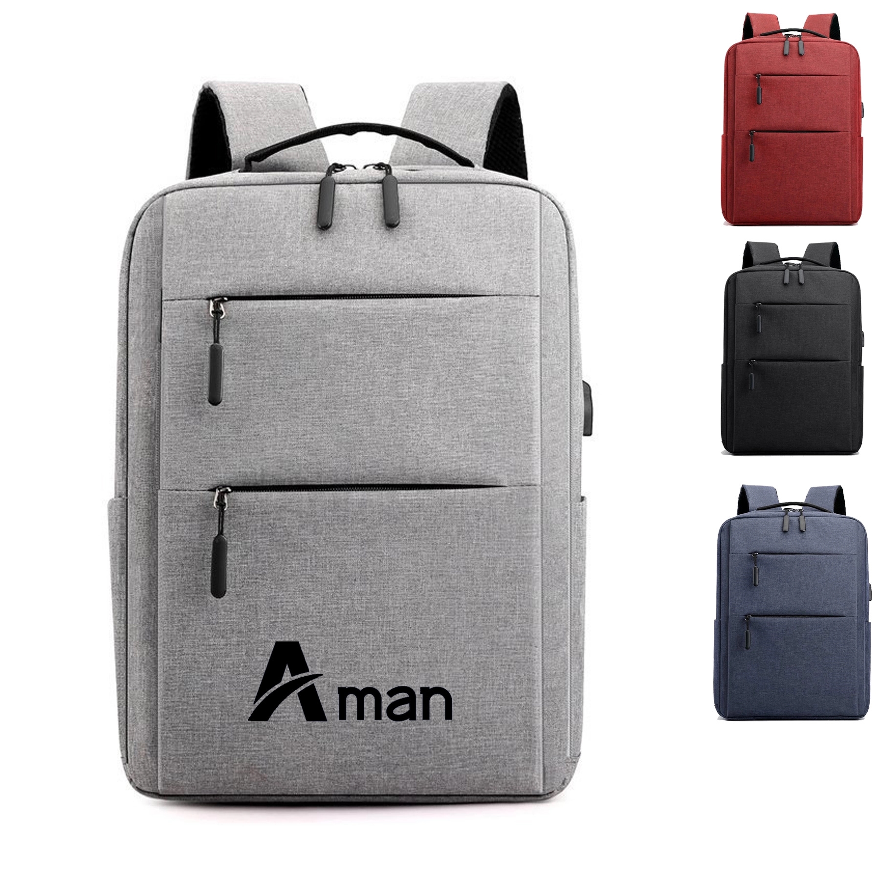 Graphite Deluxe Laptop Backpack