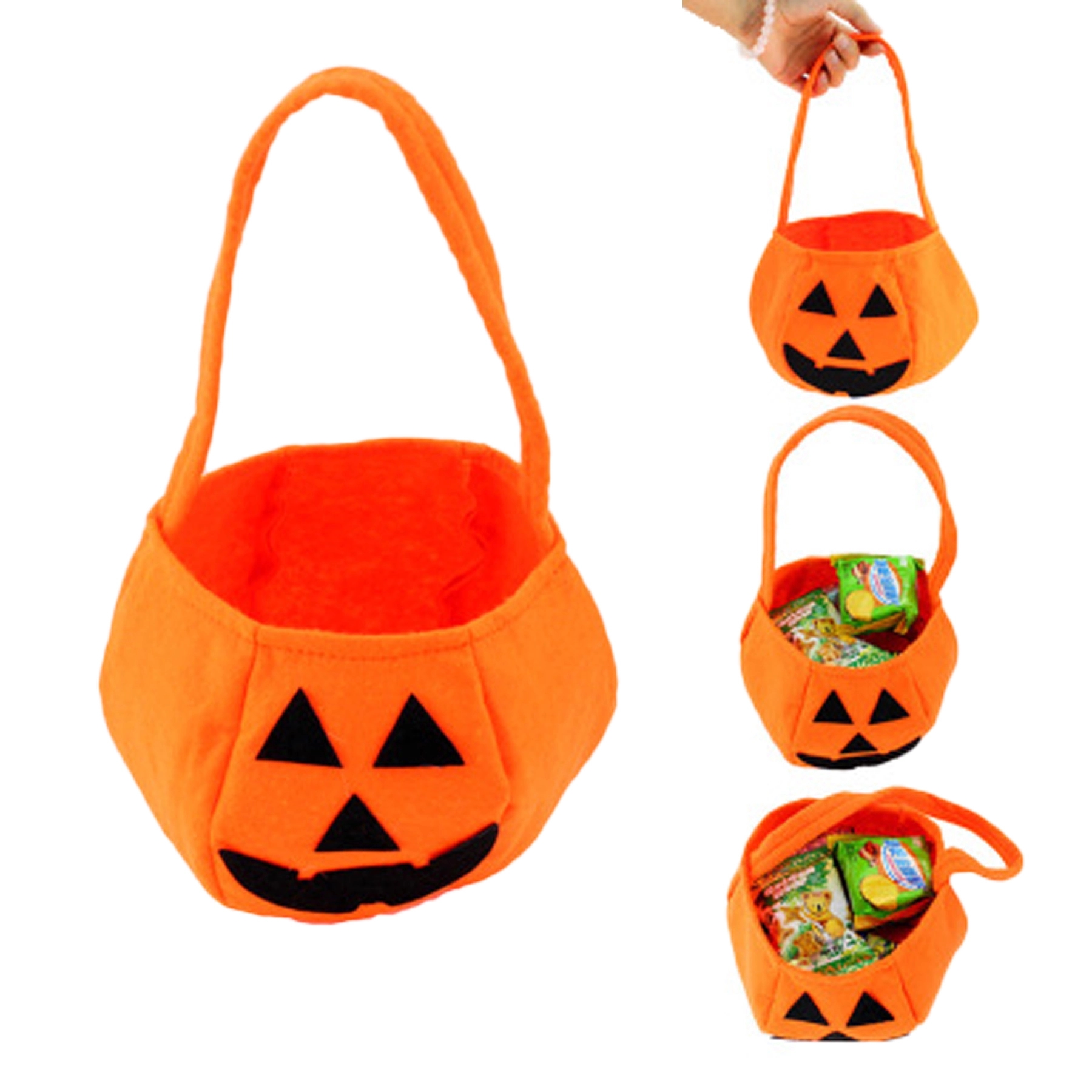 Halloween Pumpkin Tote Bag