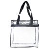 Clear Zippered Stadium Tote