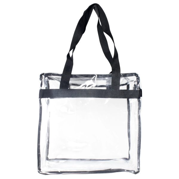 Clear Zippered Stadium Tote