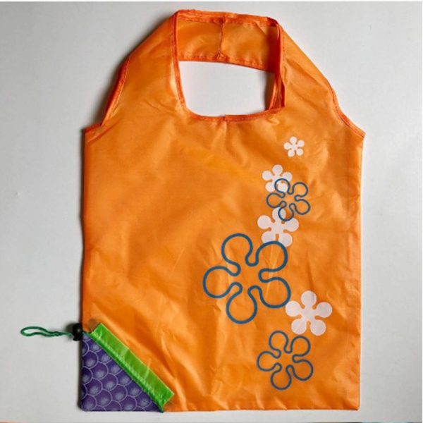 Fold Pull Cord Shopping Grape Bag