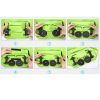 Tug pack folding portable shopping cart