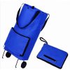 Tug pack folding portable shopping cart