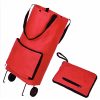Tug pack folding portable shopping cart