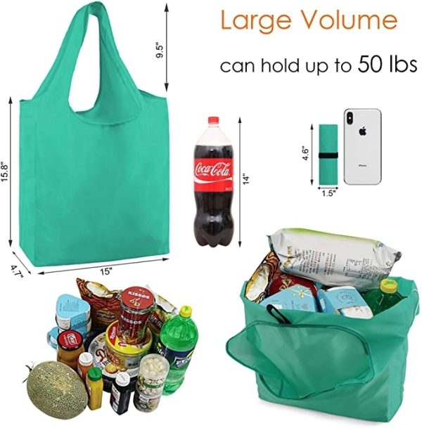 Reusable portable shopping bags