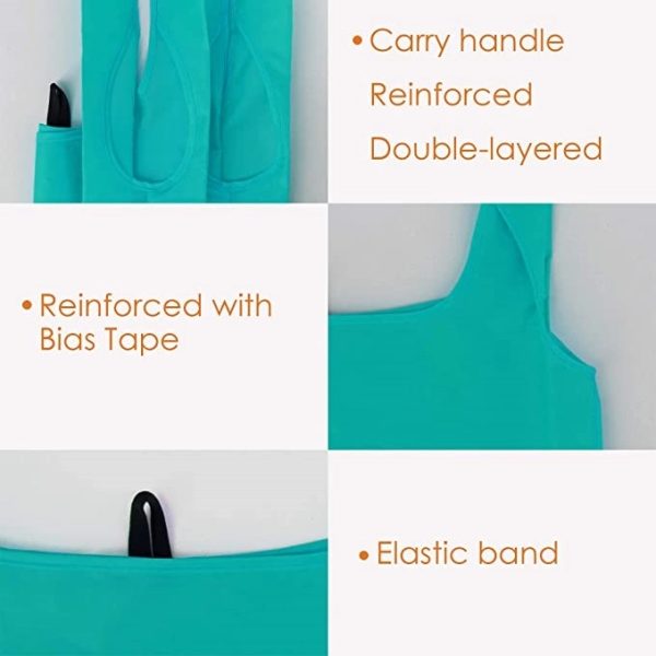 Reusable portable shopping bags
