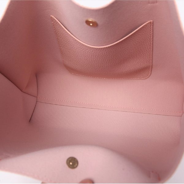 Soft Faux Leather Tote Shoulder Bag