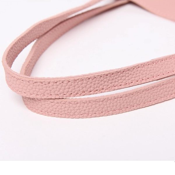 Soft Faux Leather Tote Shoulder Bag