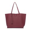 Soft Faux Leather Tote Shoulder Bag