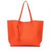 Soft Faux Leather Tote Shoulder Bag