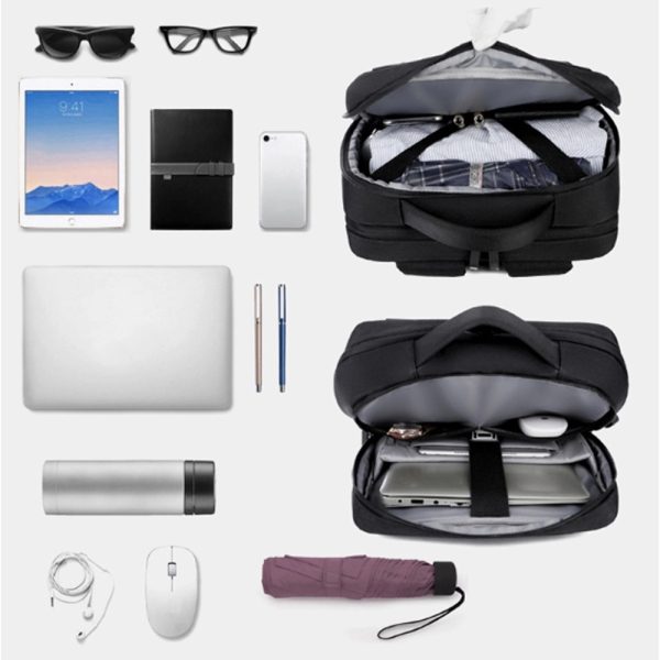 Business travel computer backpack
