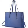 Pu Leather Laptop Tote Bag