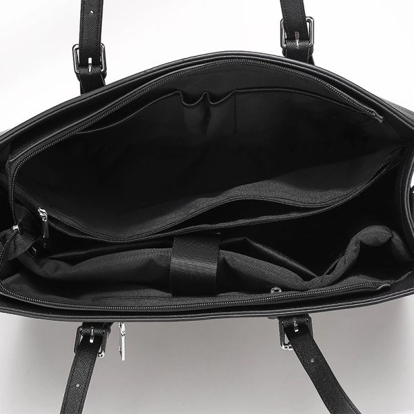 Pu Leather Laptop Tote Bag