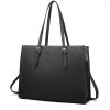 Pu Leather Laptop Tote Bag