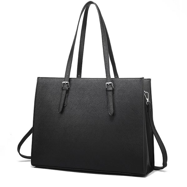 Pu Leather Laptop Tote Bag