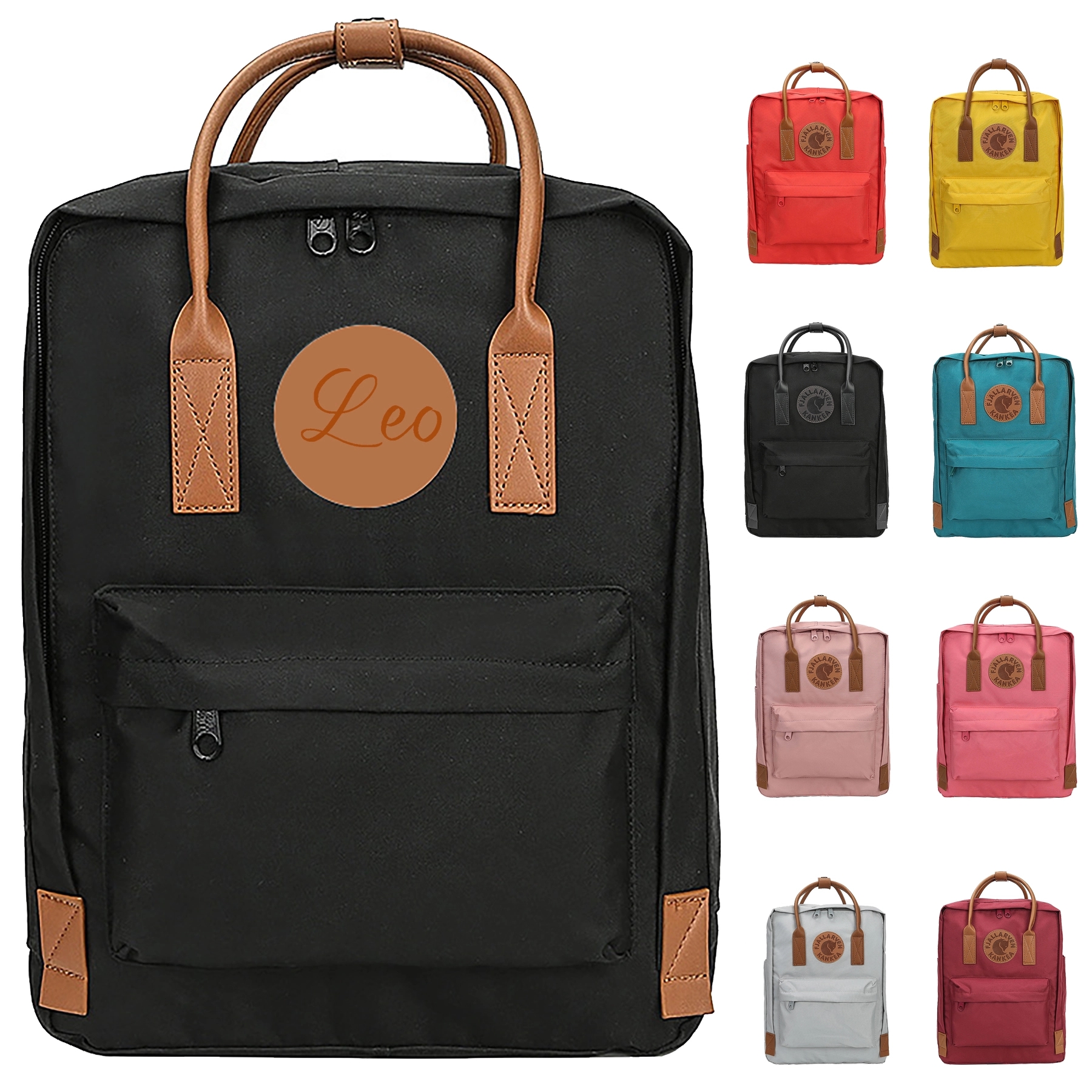Bagbackpackbag With Pu Handle