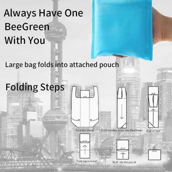 Foldable Polyester Cloth Shopping Bag