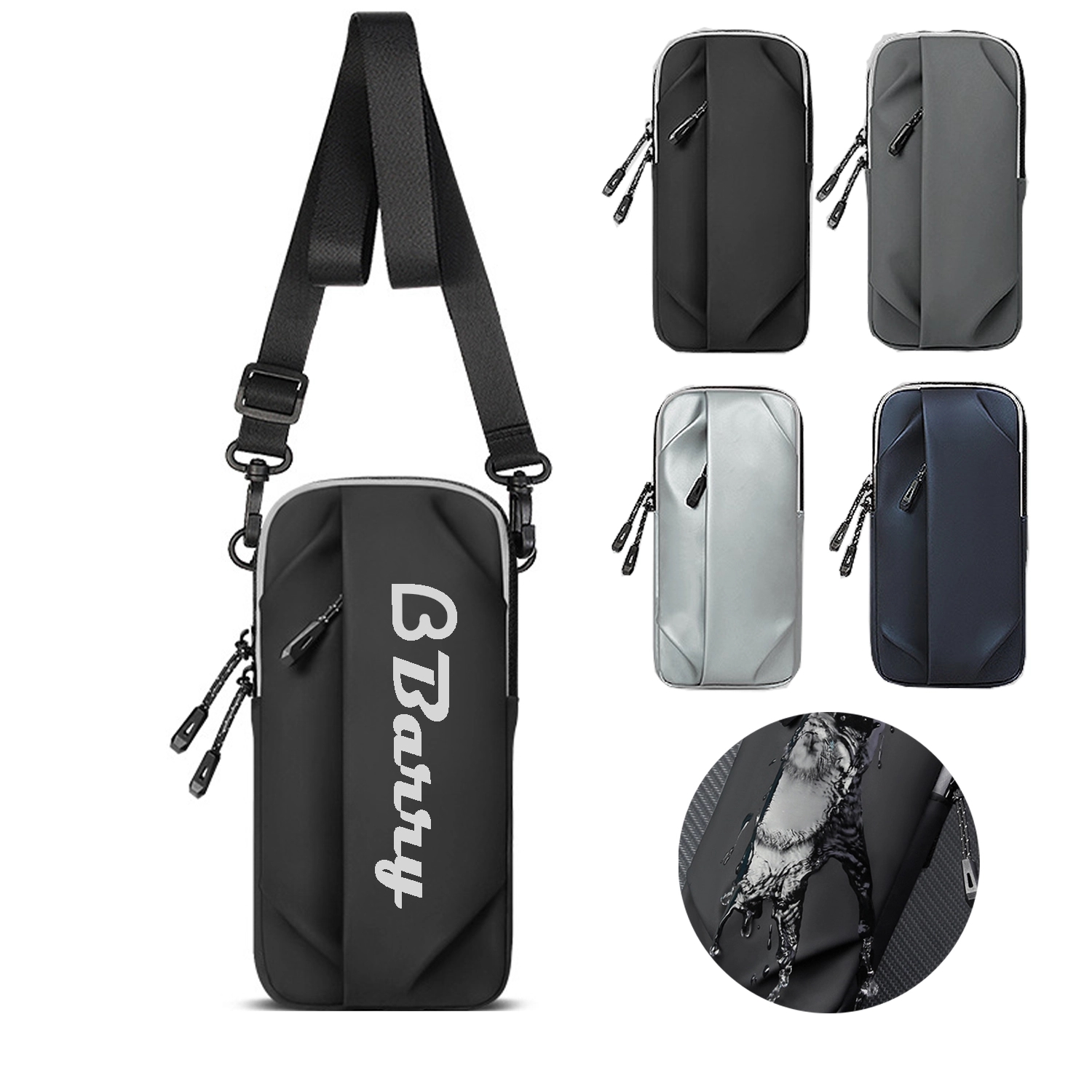 Waterproof Pu Leather Arm Bag