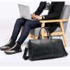 Genuine Leather Sport Gym Duffle Travel Bag