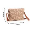 Natural Straw Bag Hand Woven Round Handle Handbags Retro