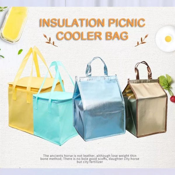 Insulated Lunch Bag Reusable Box For Office Work School