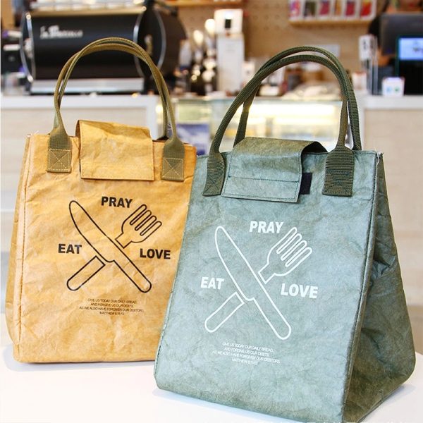 Insulated Lunch Bag Reusable Box For Office Work School
