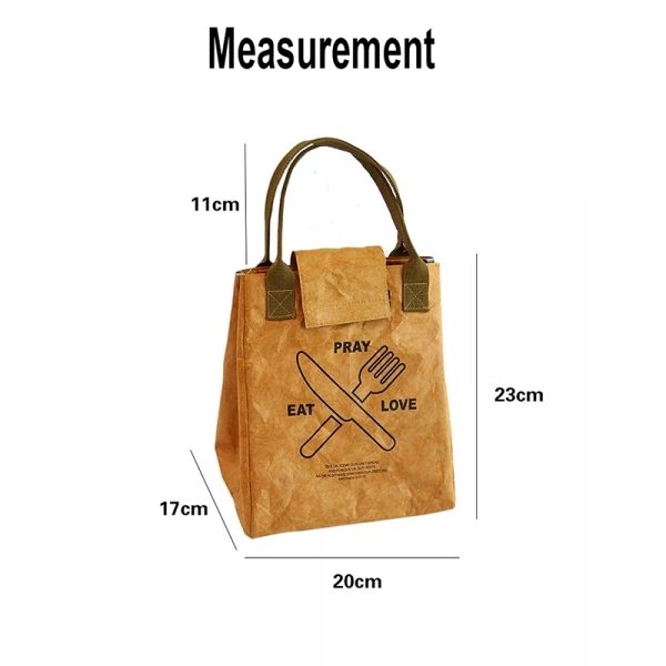 Insulated Lunch Bag Reusable Box For Office Work School