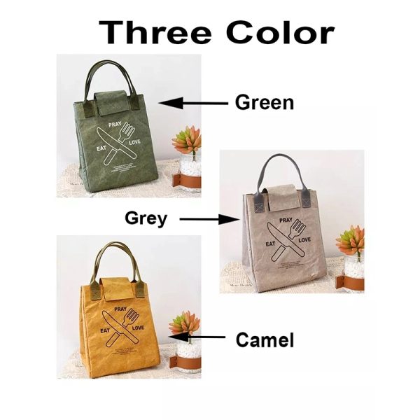 Insulated Lunch Bag Reusable Box For Office Work School