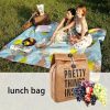 Reusable Waterproof Insulated Cooler Freezable Lunch Bag