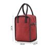 Insulated Lunch Bag Reusable Box For Office Work School