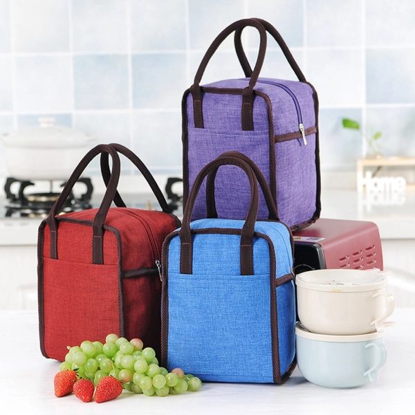 Insulated Lunch Bag Reusable Box For Office Work School
