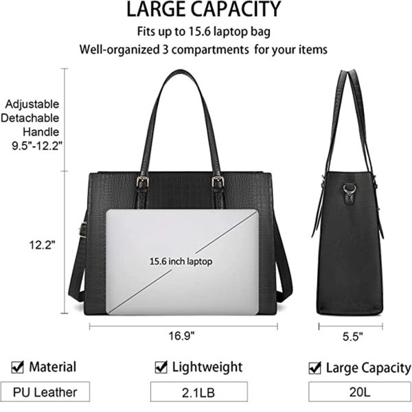 Laptop Bag For Women 15.6 Inch