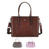 Pu Leather Laptop Tote Bag