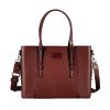 Pu Leather Laptop Tote Bag