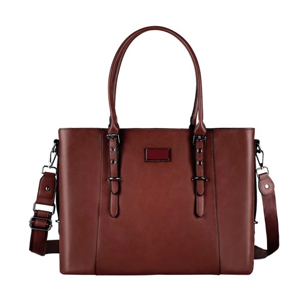 Pu Leather Laptop Tote Bag