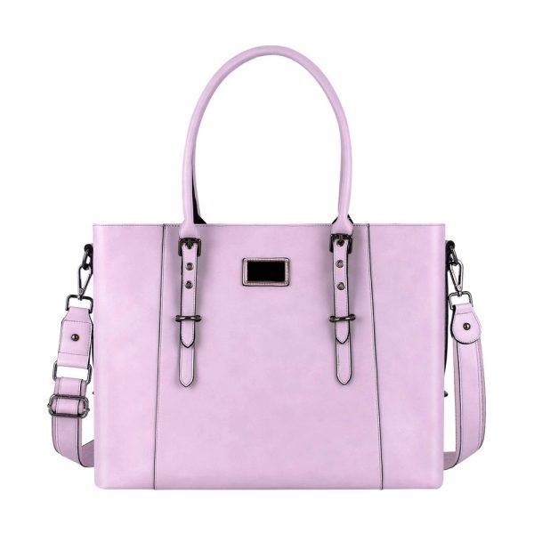 Pu Leather Laptop Tote Bag