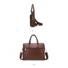 Large Business Laptop Vintage Shoulder Bag For Men