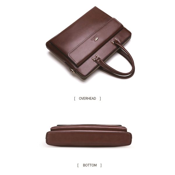 Large Business Laptop Vintage Shoulder Bag For Men