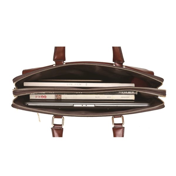 Large Business Laptop Vintage Shoulder Bag For Men