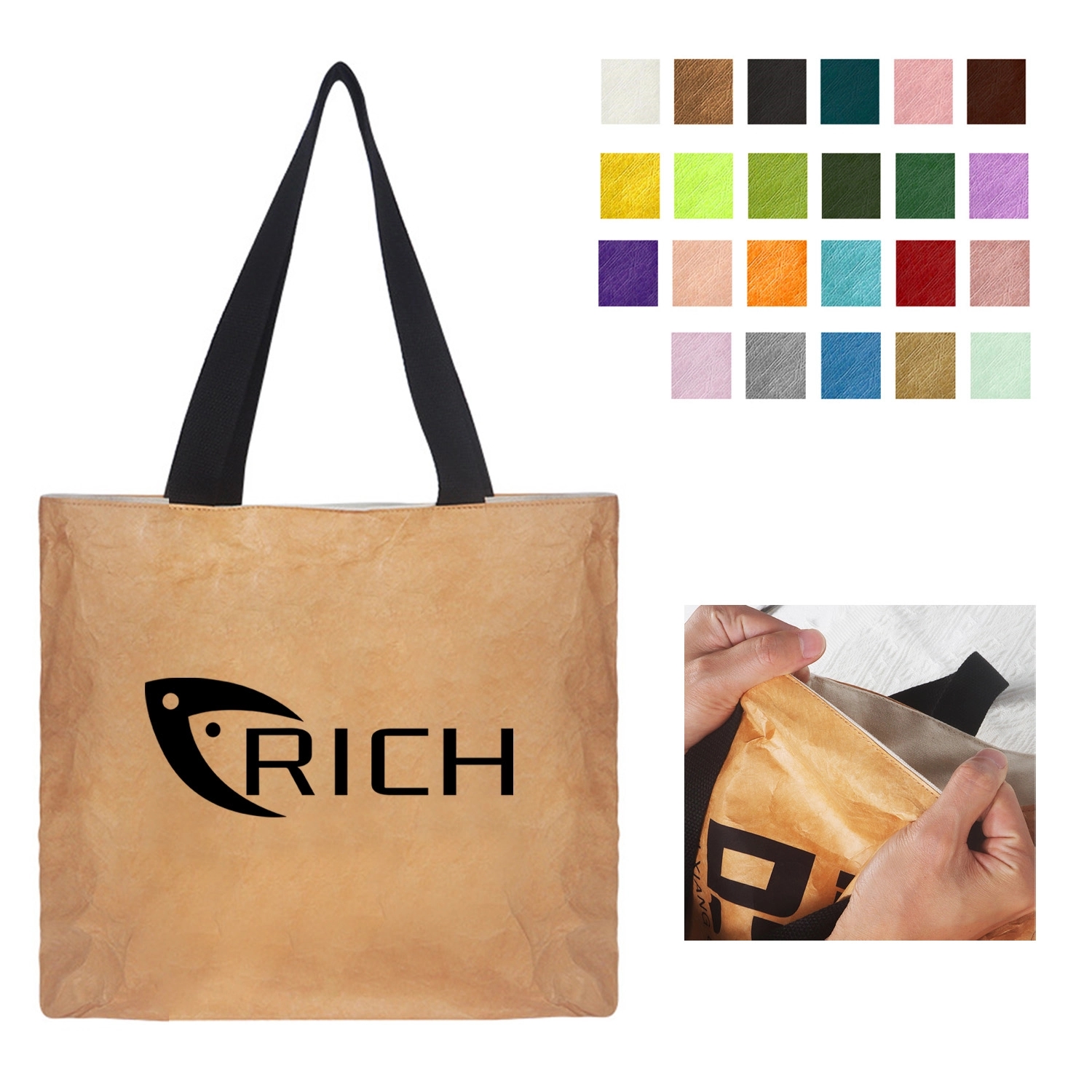 Waterproof Paper Tote Bag