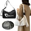 Casual Leather Shoulder Bag
