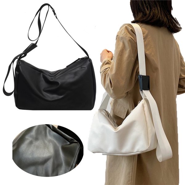 Casual Leather Shoulder Bag