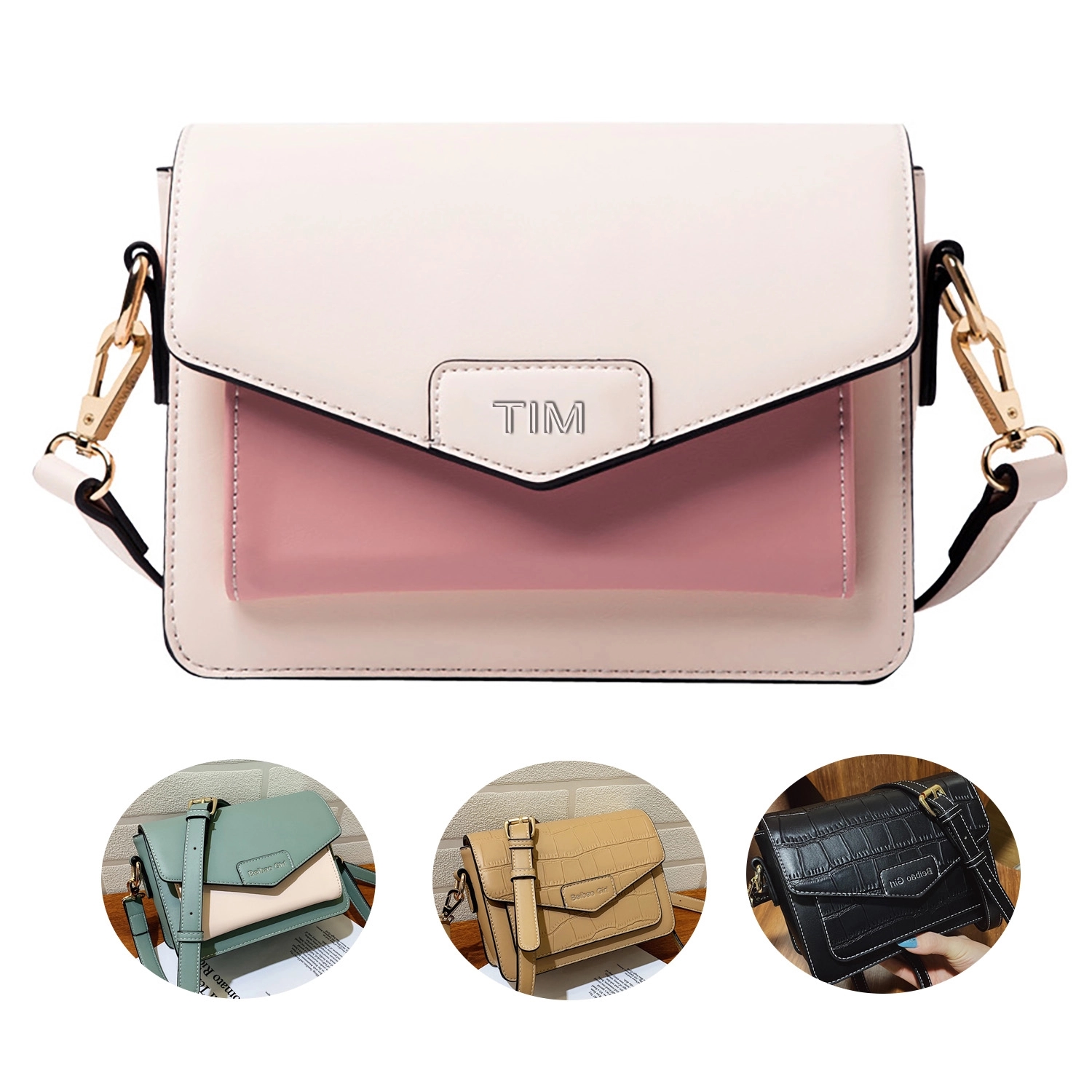 Pu Woman Waist Bag