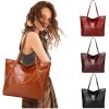 Vintage Leather Tote Shoulder Bag