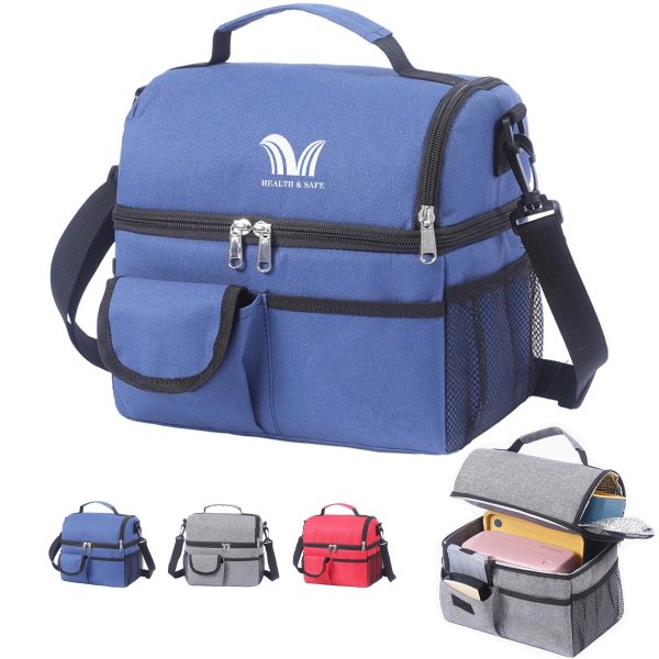 Insulated Dual Compartment Lunch Bag