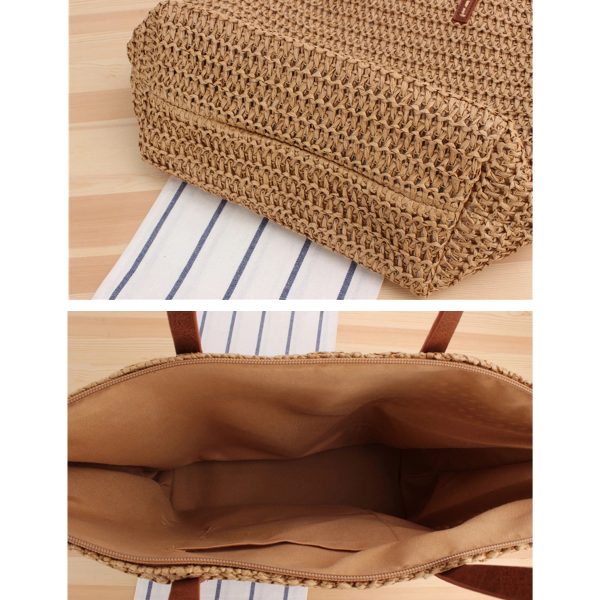Straw Woven Tote Shoulder Bag